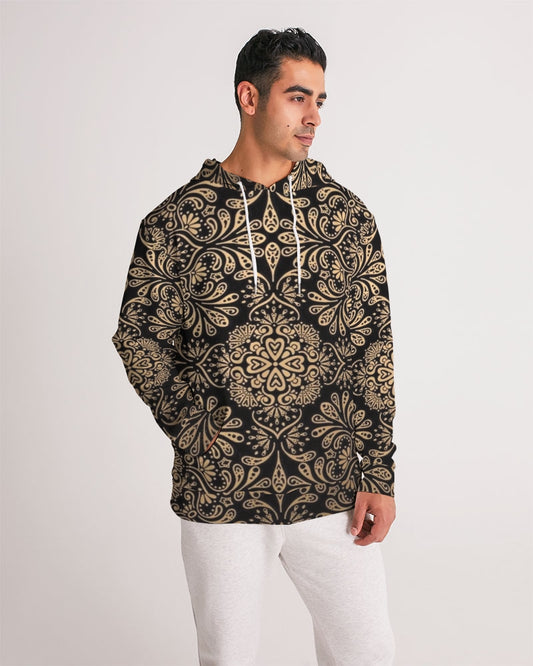 Man of Elegance Men's All-Over Print Hoodie