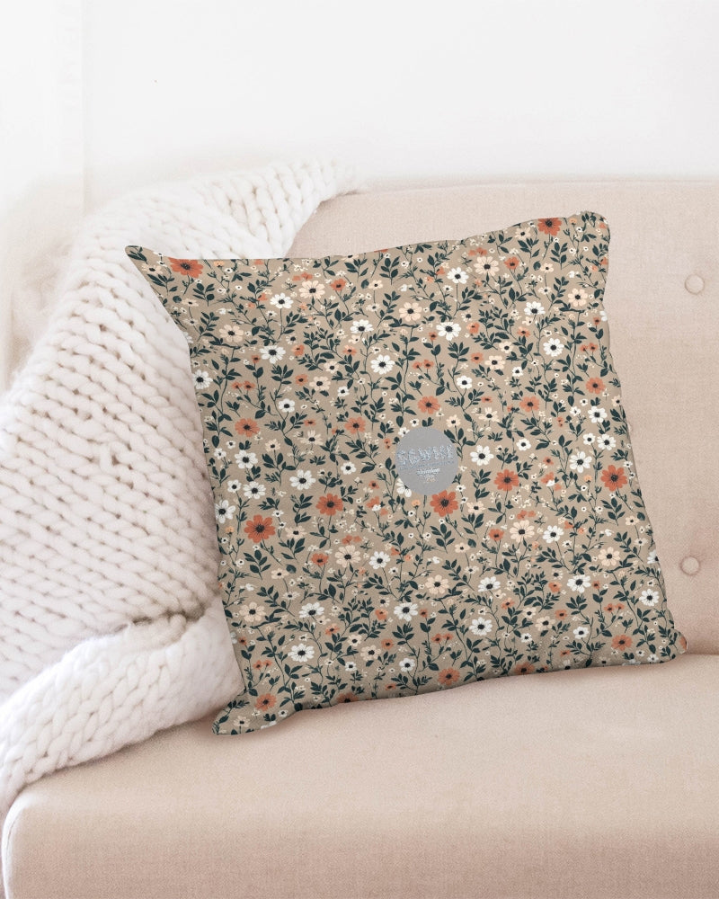 Busy and pretty Throw Pillow Case 20"x20"