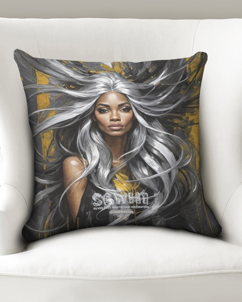 Black Sister Collection [Part 2 ] Throw Pillow Case 18"x18"