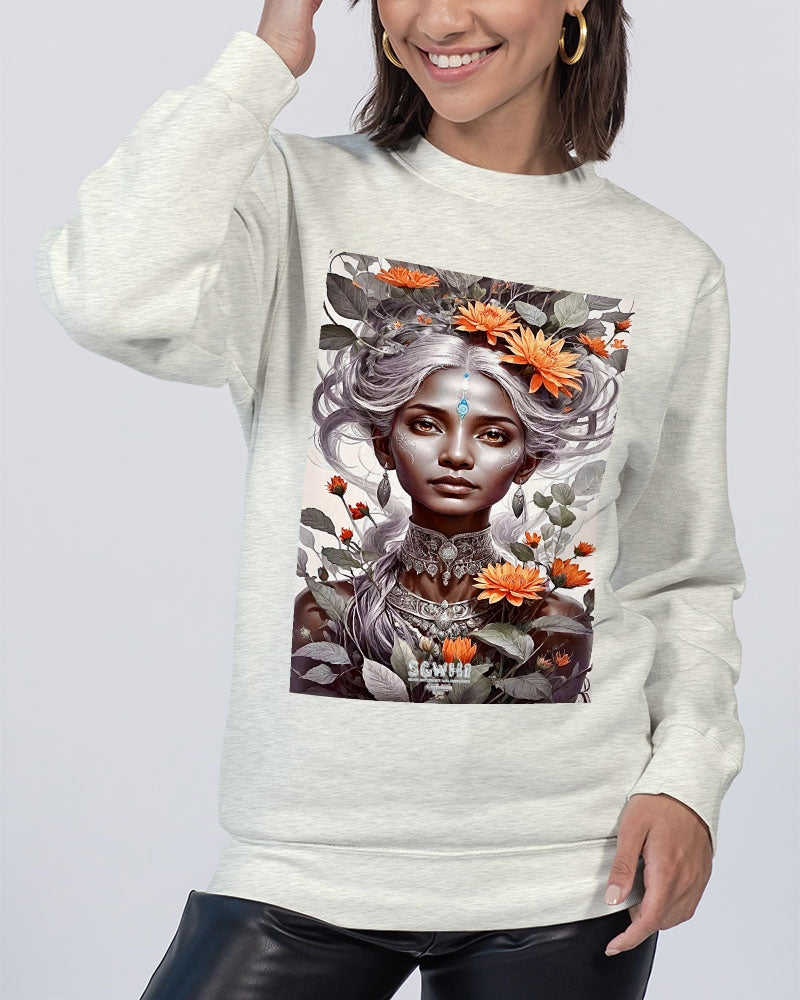 Blossom Indian Grey sister Unisex Premium Crewneck Sweatshirt | Lane Seven