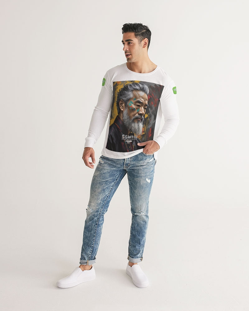 Asian Knight Men's All-Over Print Long Sleeve Tee