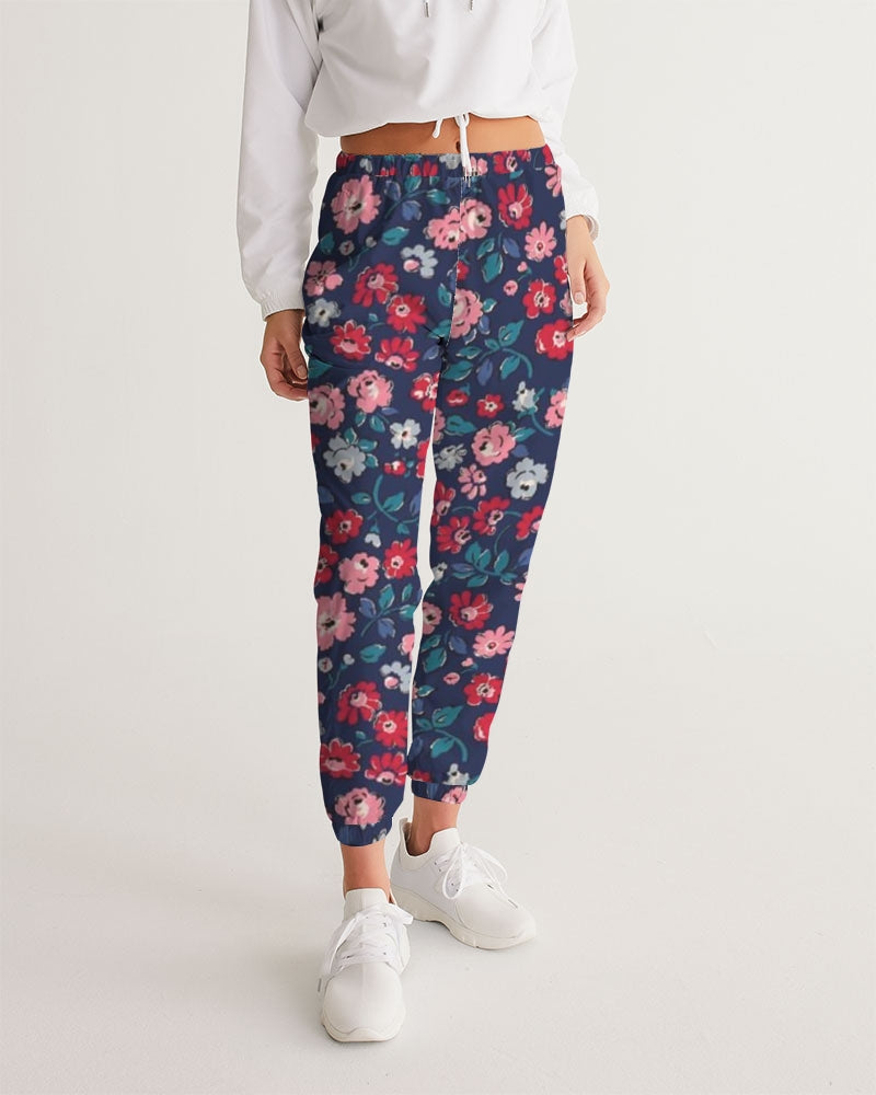 Midnight blue pretty glance.  Women's All-Over Print Track Pants