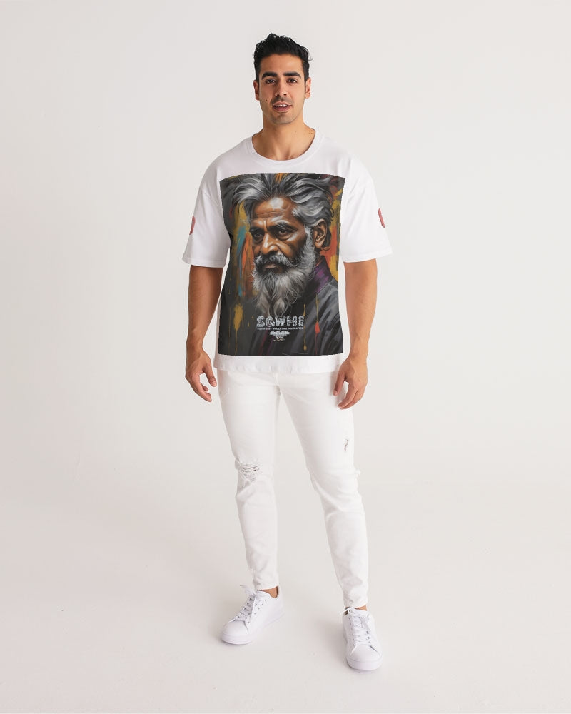 South Asian Knight Men's All-Over Print Premium Heavyweight Tee