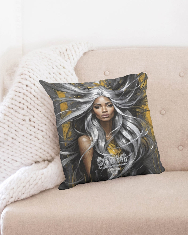 Black Sister Collection [Part 2 ] Throw Pillow Case 18"x18"