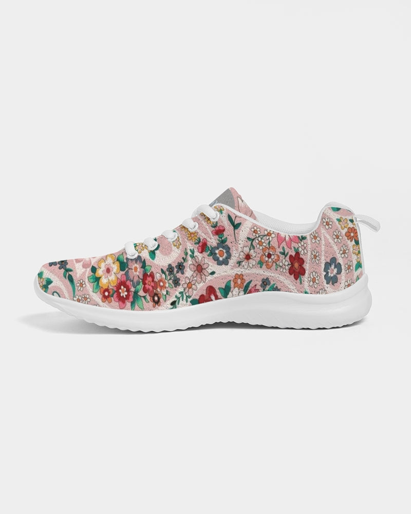 Pink abstract Pretty Sisters Women's Athletic Shoe