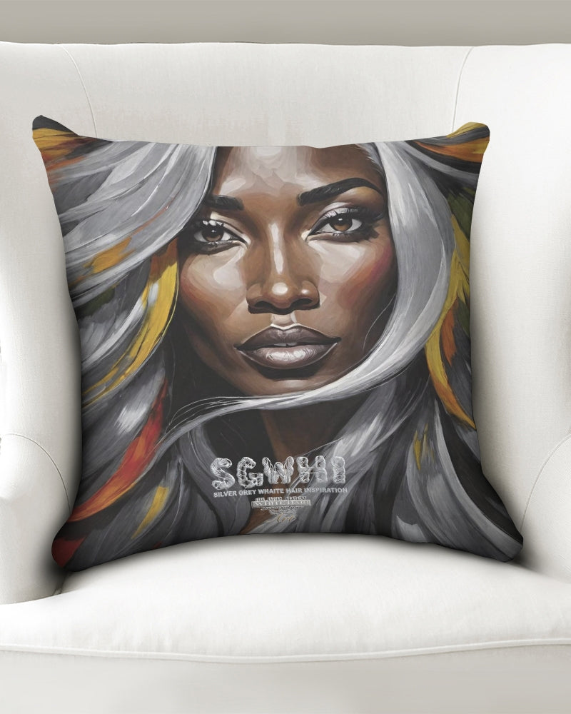 Black Sister Collection [Part 1 ] Throw Pillow Case 18"x18"