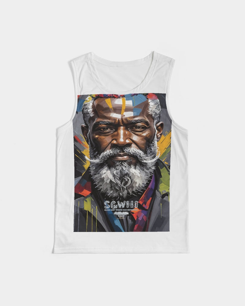 Black Knight Men's All-Over Print Sport Tank