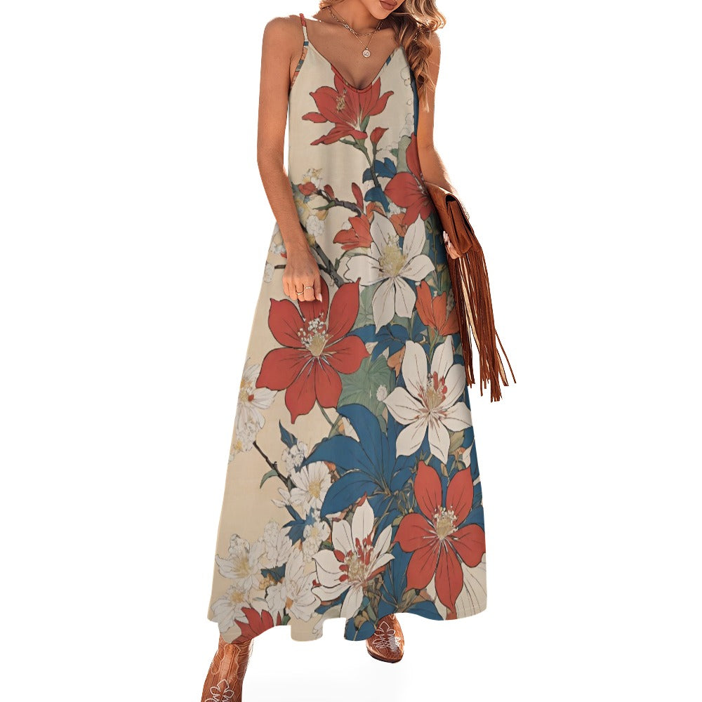 Sling Ankle Long Dress