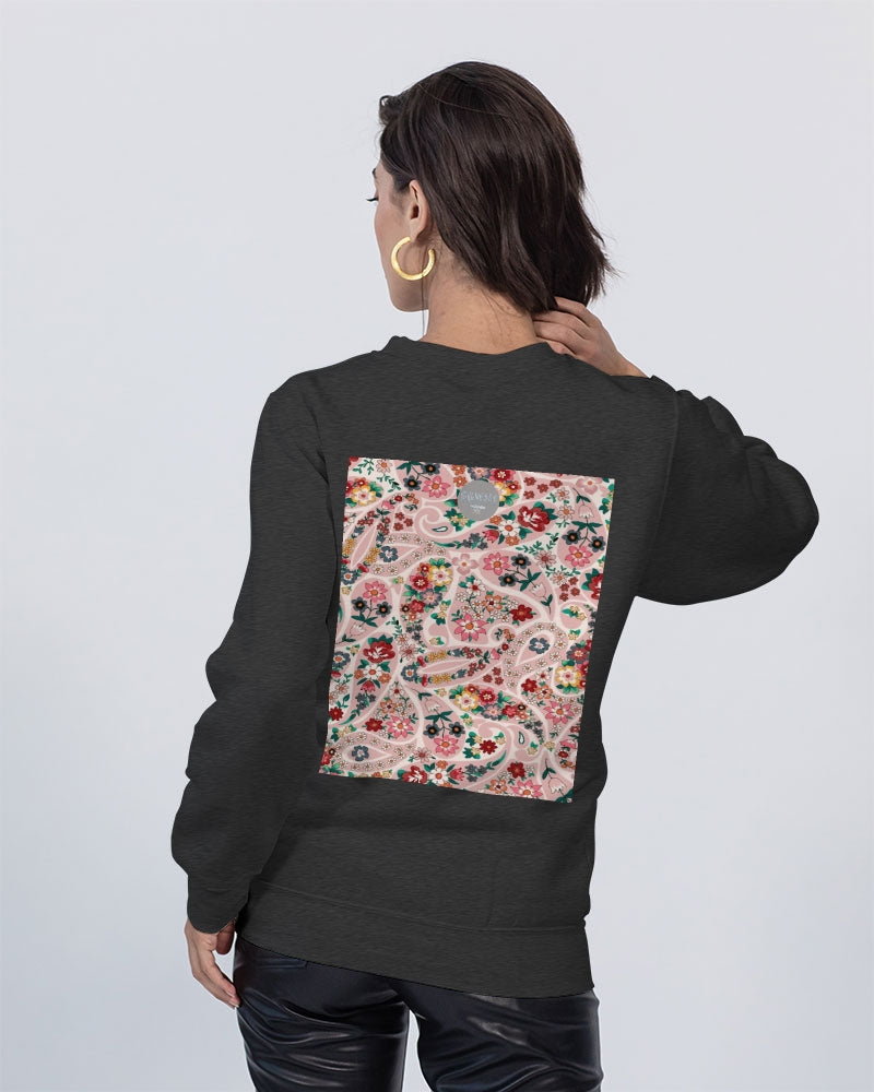 Pink abstract Pretty Sisters Unisex Premium Crewneck Sweatshirt | Lane Seven