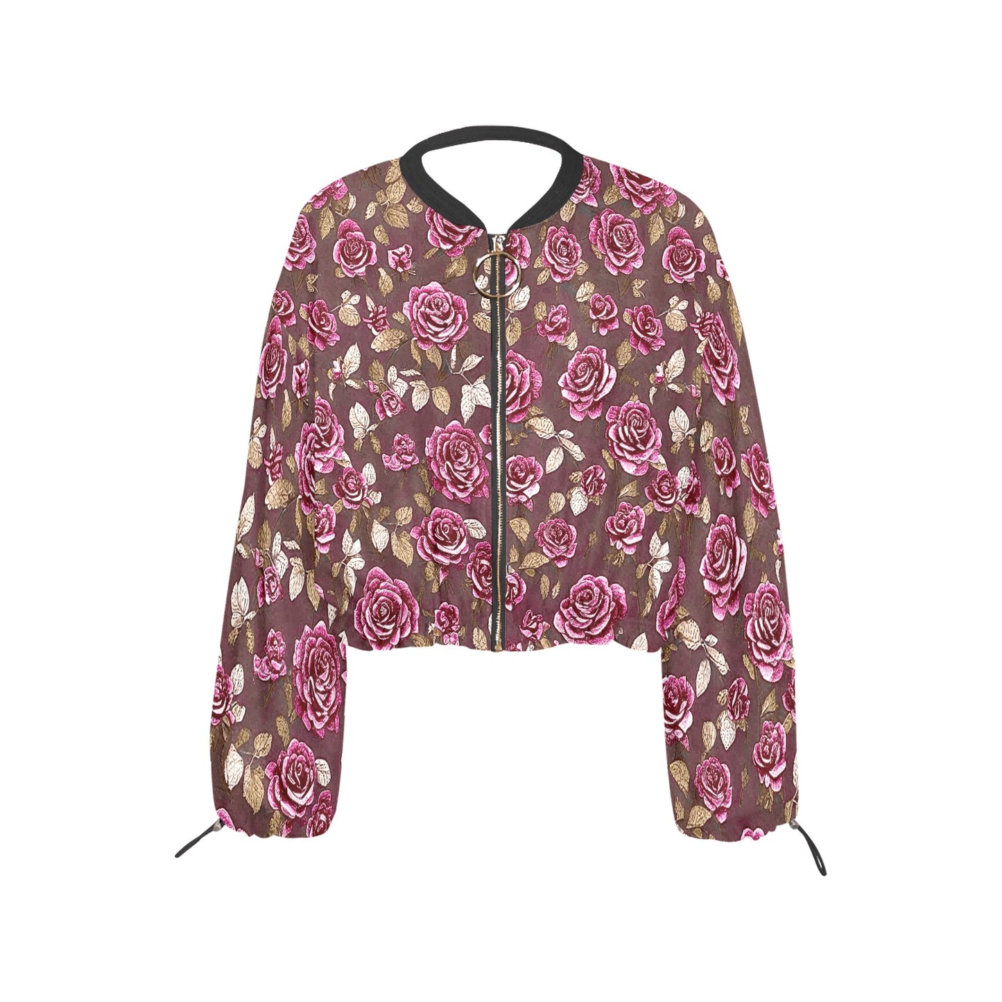 Women's Chiffon Cropped Jacket (Model H30)