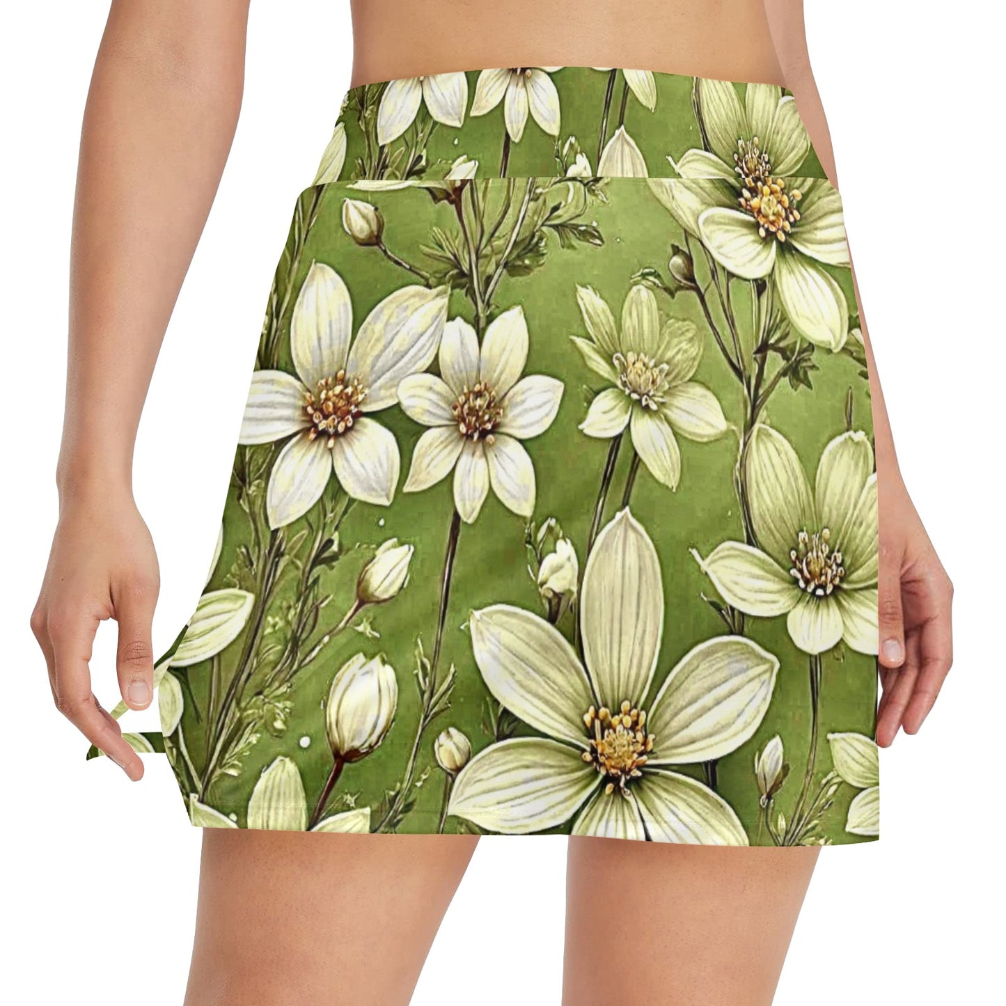 Women's Golf Skirt with Pocket (D64)