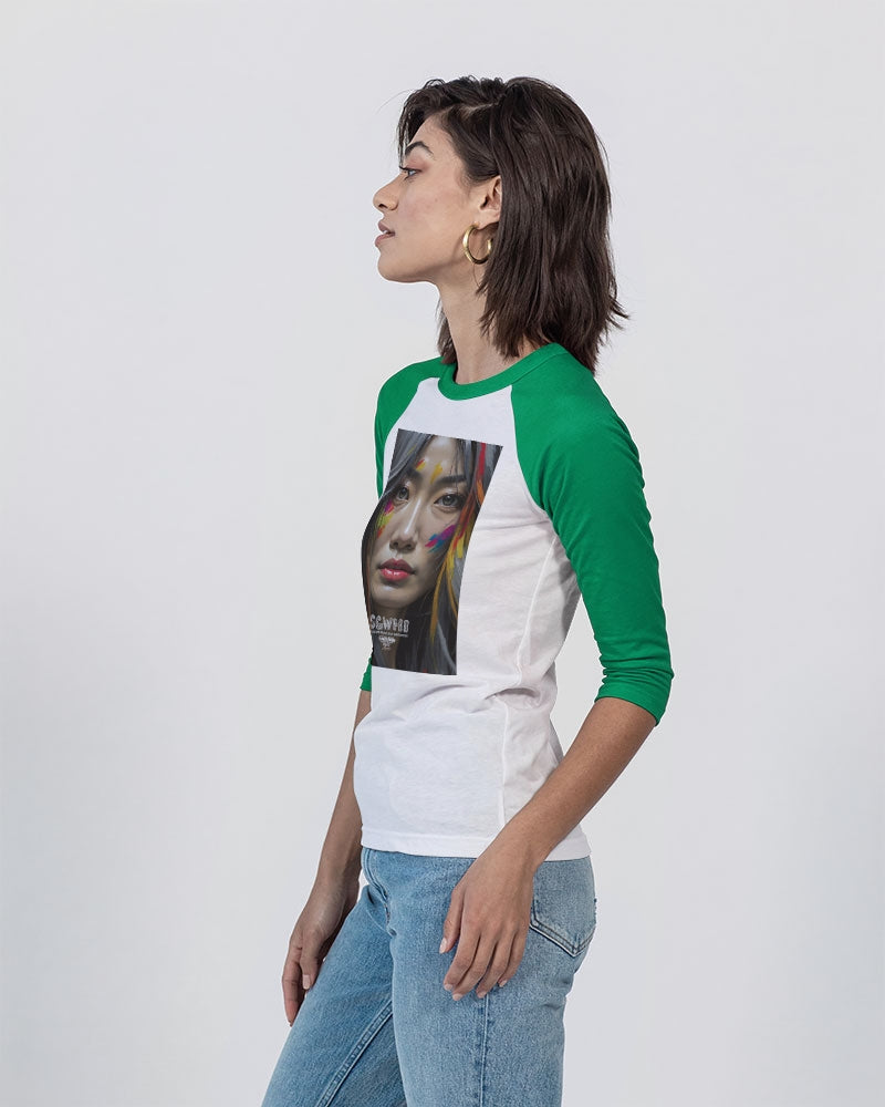 Asian Collection (Part 2 ) Unisex Three-Quarter Sleeve Baseball Tee | Bella + Canvas