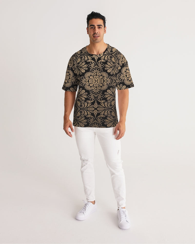 Man of Elegance Men's All-Over Print Premium Heavyweight Tee