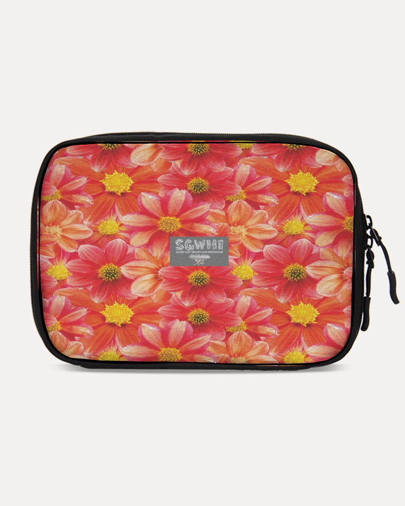 Beautiful blood orange flower design Large Travel Organizer