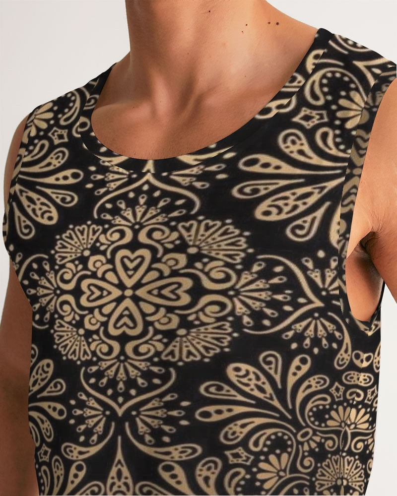 Man of Elegance Men's All-Over Print Sport Tank