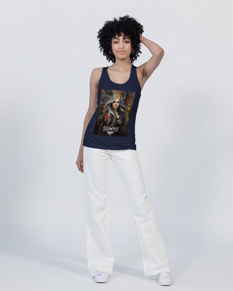 Beautiful white Sister [Part two collection] Unisex Jersey Tank | Bella + Canvas