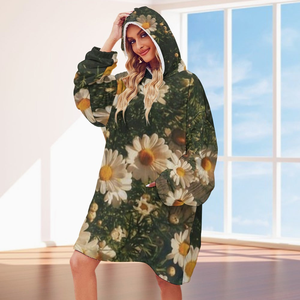 Women's Adult Hooded Blanket Shirt