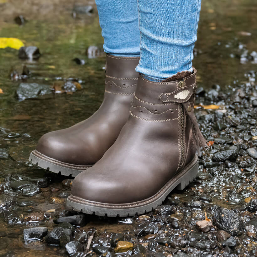 Hudson Ankle Boots - Chocolate