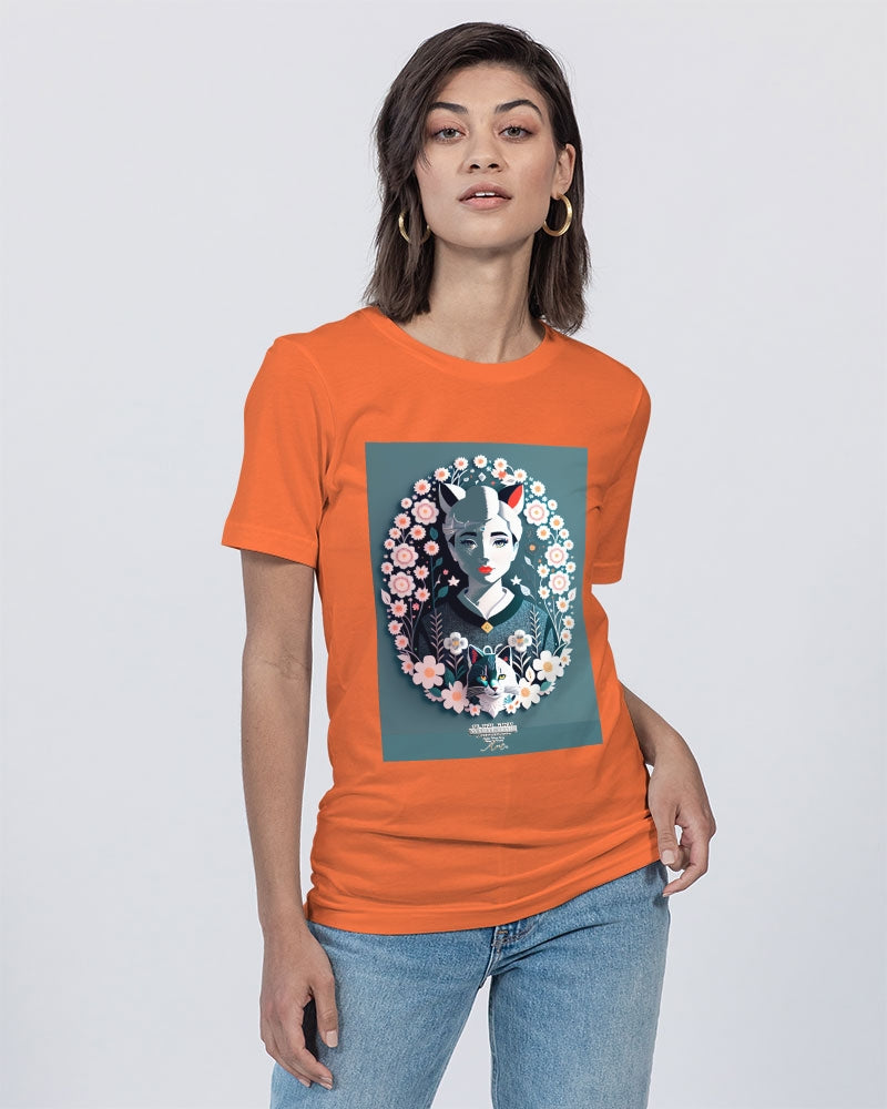 Silverfox flower Unisex Jersey Tee | Bella + Canvas