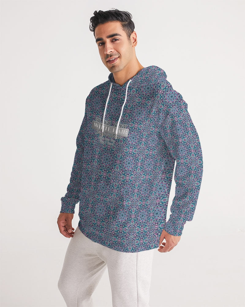 Beautiful mosaic blue pattern Men's Hoodie