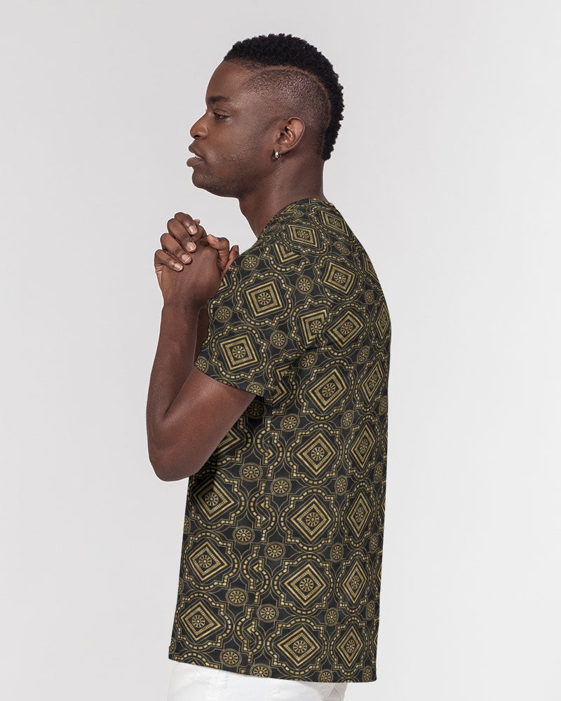 Brown Diamond pattern Men's Everyday Pocket Tee