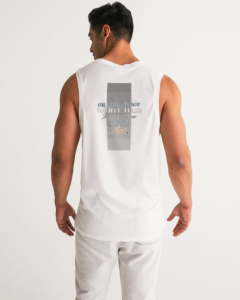 Silver bearded warrior Men's Sports Tank