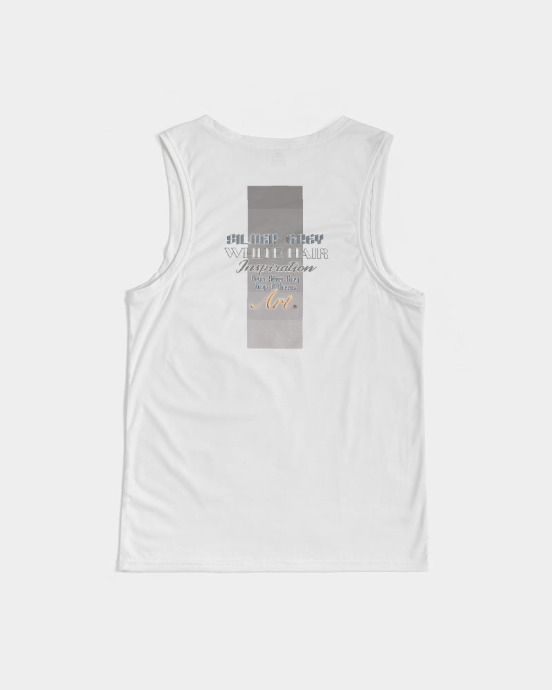 Silver bearded warrior Men's Sports Tank