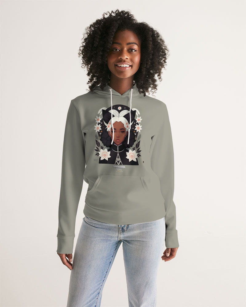 Nubian girl silver fox Women's Hoodie