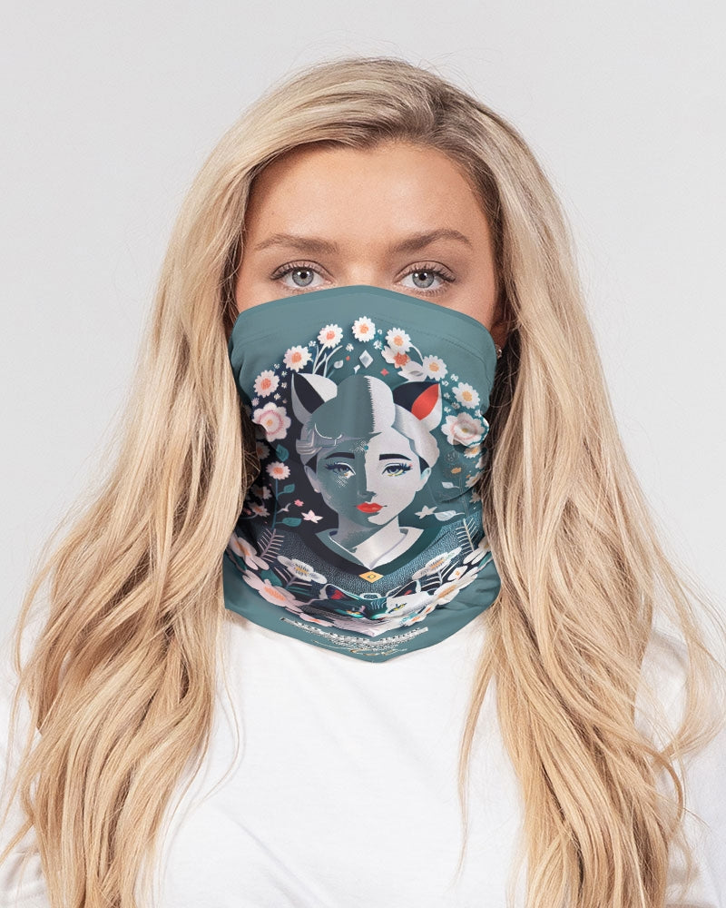 Silverfox flower Neck Gaiter Set