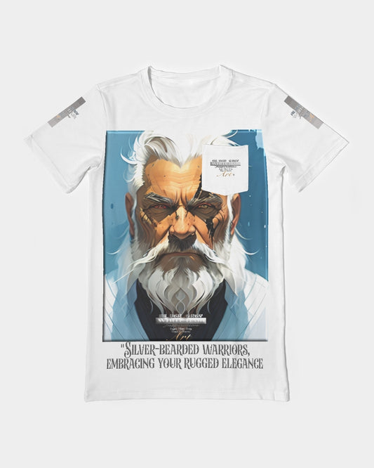 Silver bearded warrior Men's Everyday Pocket Tee