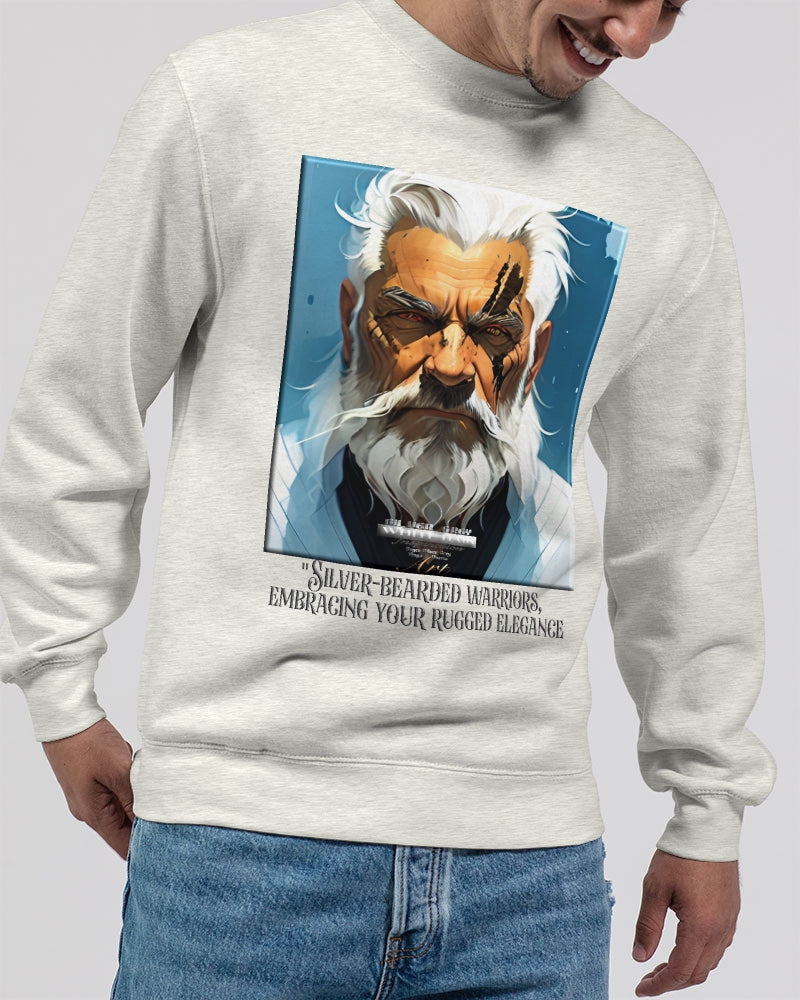 Silver bearded warrior Unisex Premium Crewneck Sweatshirt | Lane Seven