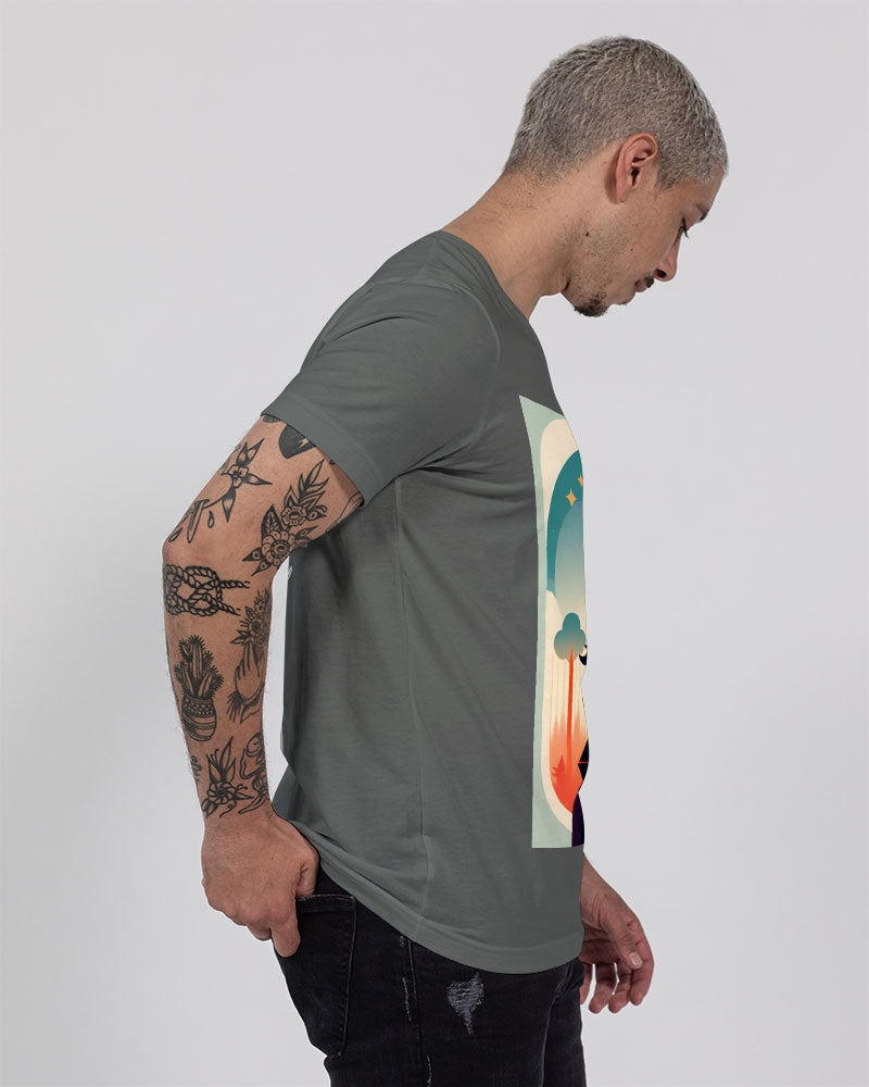 New silver grey Man style Unisex Jersey V-Neck Tee | Bella + Canvas