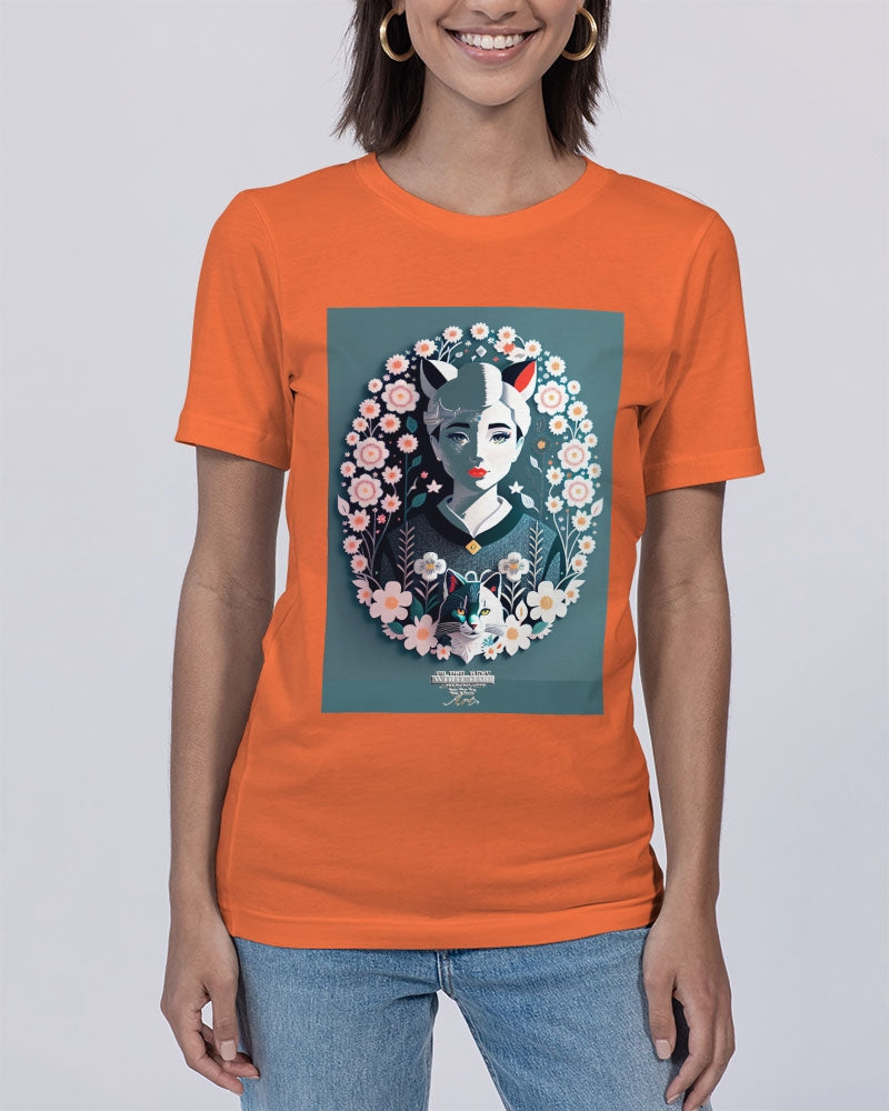 Silverfox flower Unisex Jersey Tee | Bella + Canvas