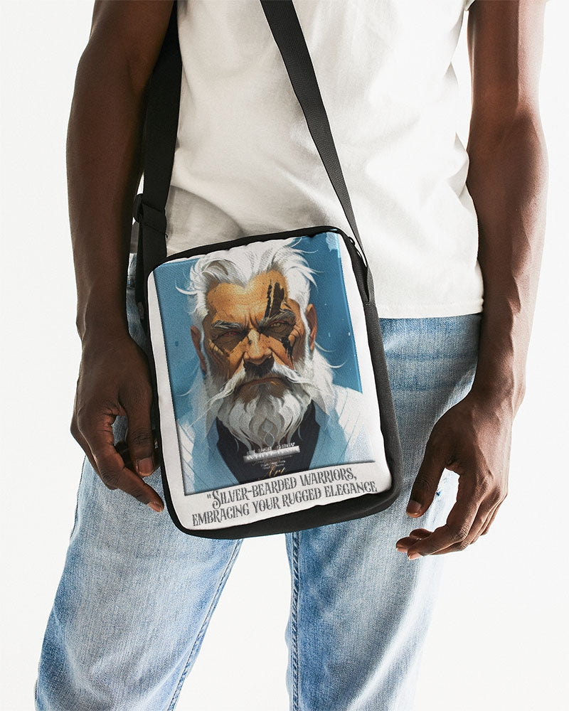 Silver bearded warrior Messenger Pouch