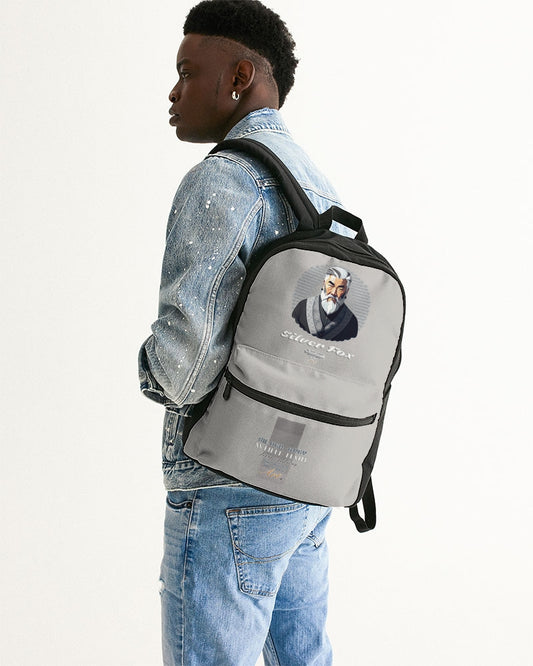 Asian Silverfox Men Small Canvas Backpack