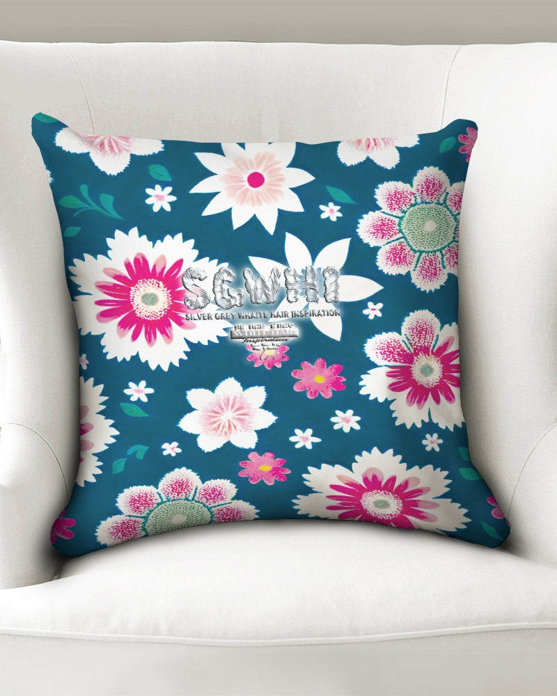 Beautiful floral pattern Throw Pillow Case 18"x18"