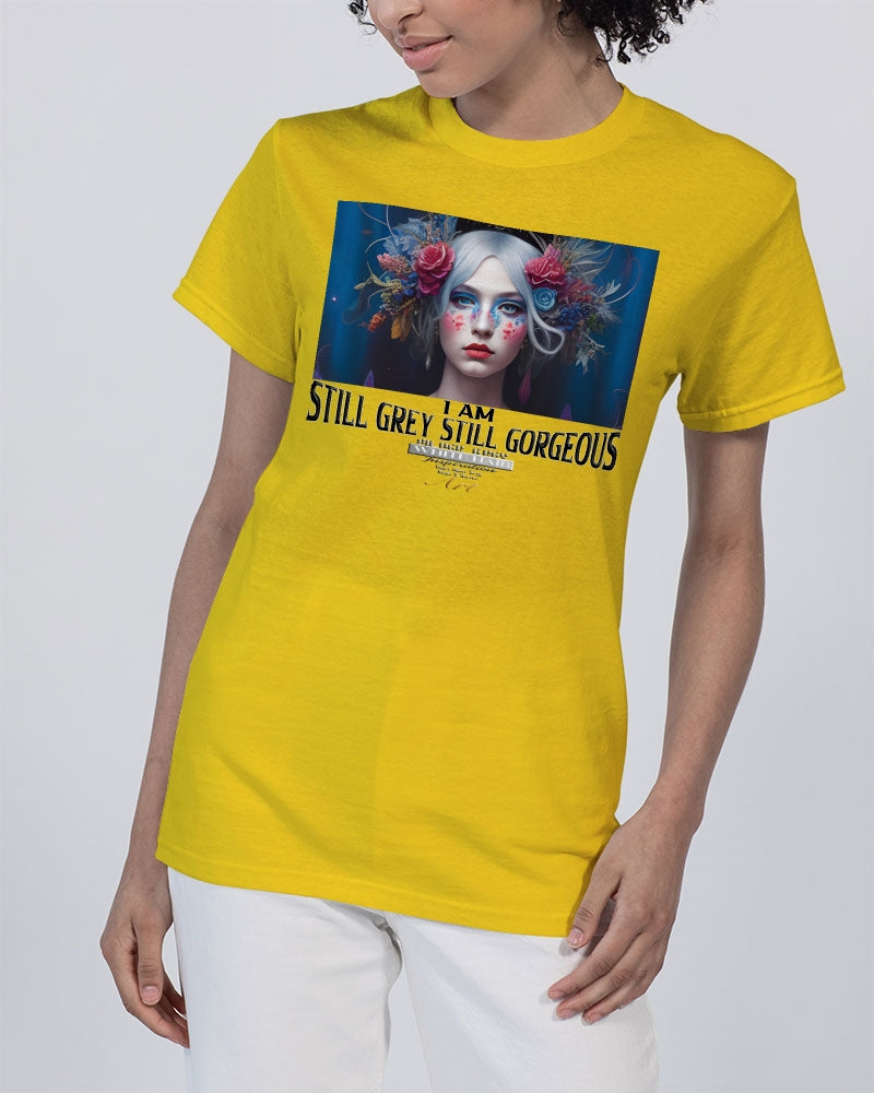 I am Still Grey Still Gorgeous Unisex Heavy Cotton T-Shirt | Gildan