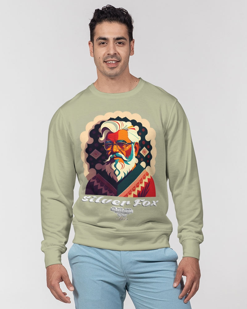 South Asian silverfox Classic French Terry Crewneck Pullover