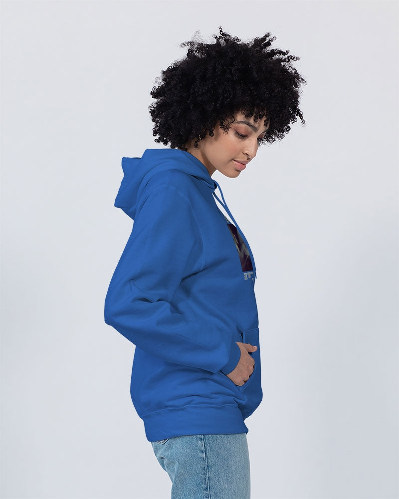 Beautiful white woman my time to shine Unisex Hoodie | Champion