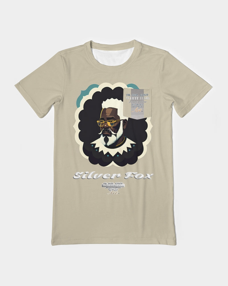 Black gentleman Silverfox Men's Everyday Pocket Tee