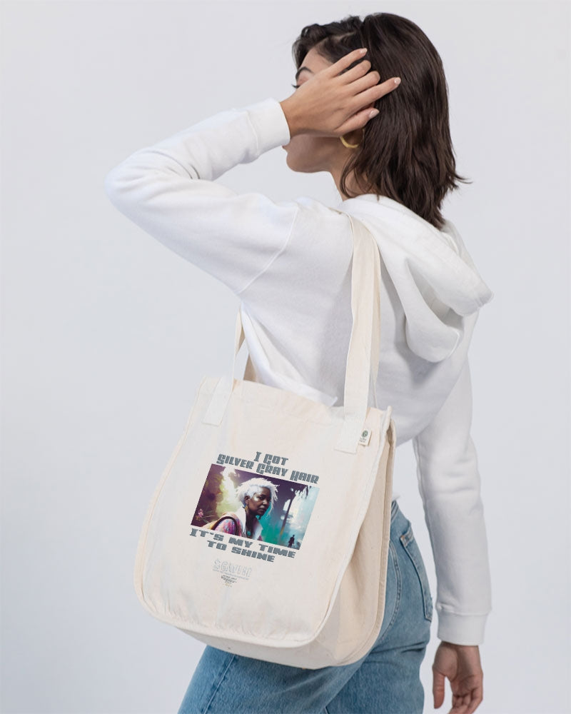 Black sister time to shine Organic Cotton Canvas Market Tote | Econscious