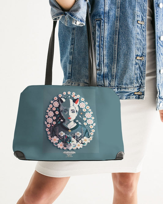 Silverfox flower Shoulder Bag