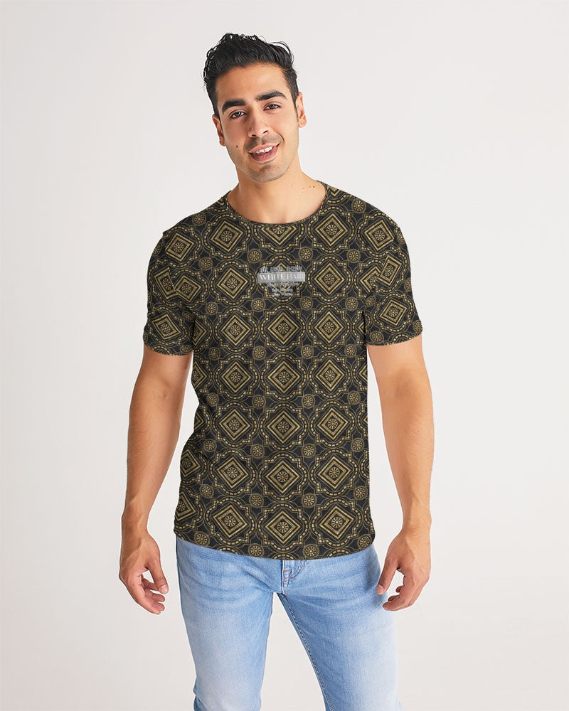 Brown Diamond pattern Men's Tee