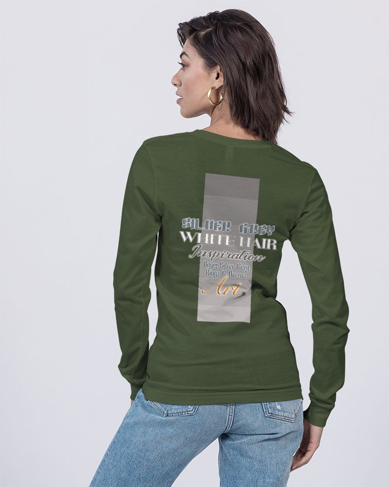 Indian Silver fox Unisex Jersey Long Sleeve Tee | Bella + Canvas