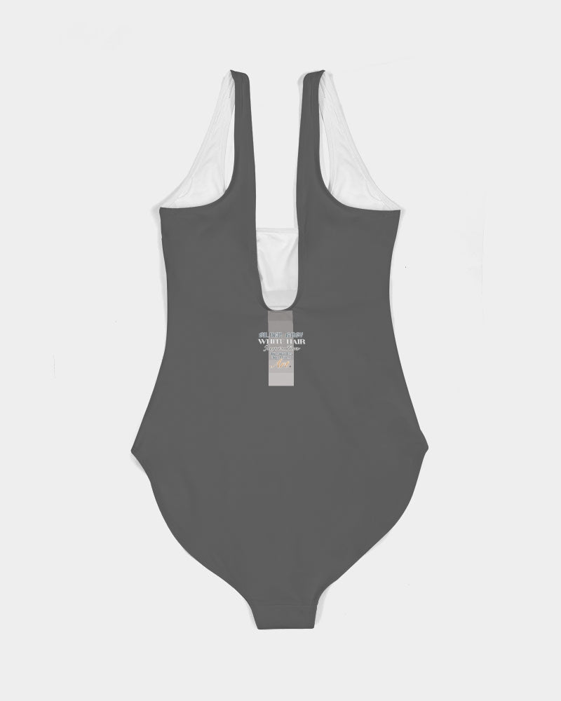 Indian Silver fox Women's One-Piece Swimsuit