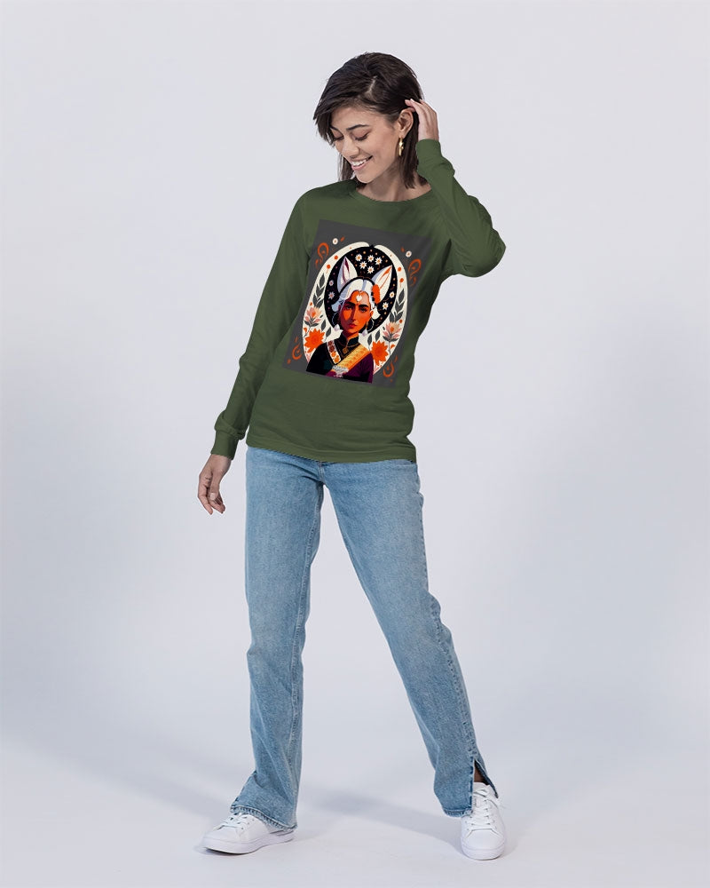 Indian Silver fox Unisex Jersey Long Sleeve Tee | Bella + Canvas