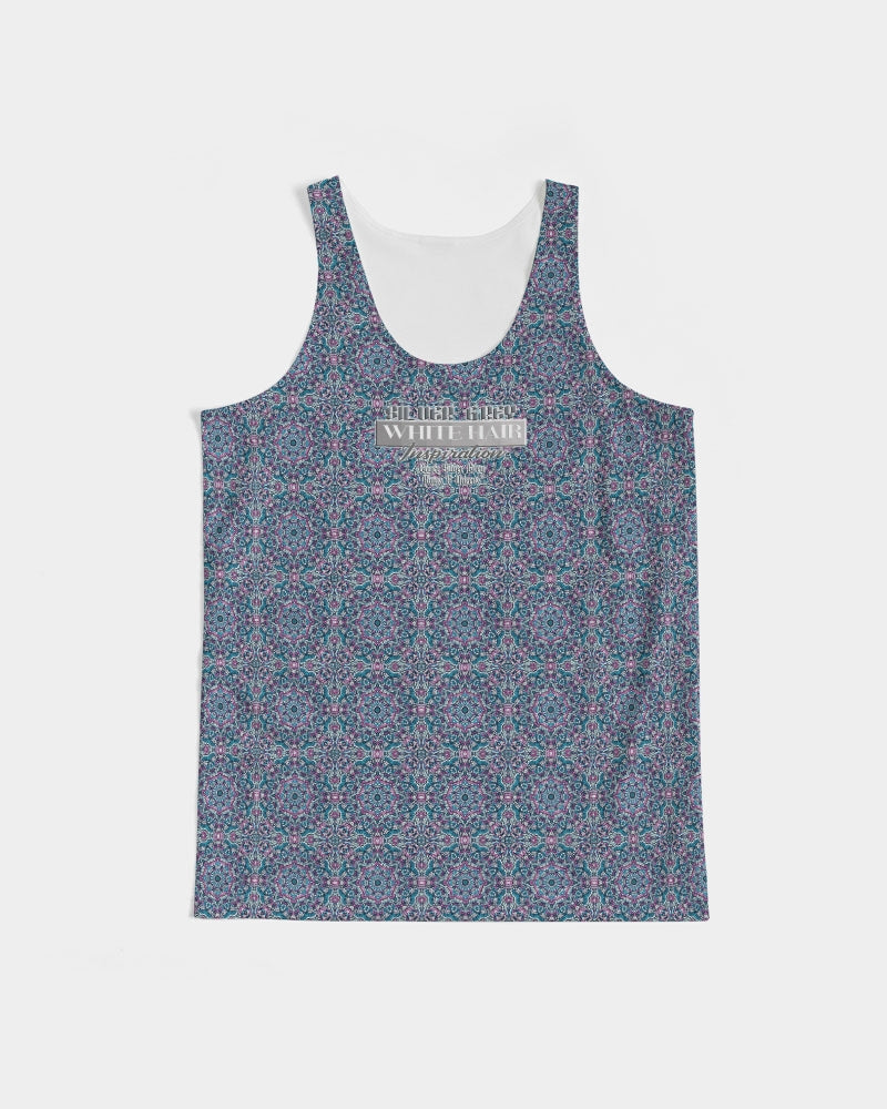 Beautiful mosaic blue pattern Men's Tank