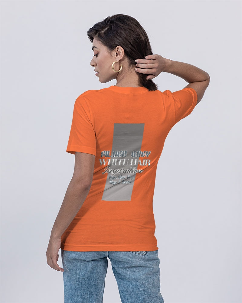 Promoting black women with silver grey hair Unisex Jersey Tee | Bella + Canvas