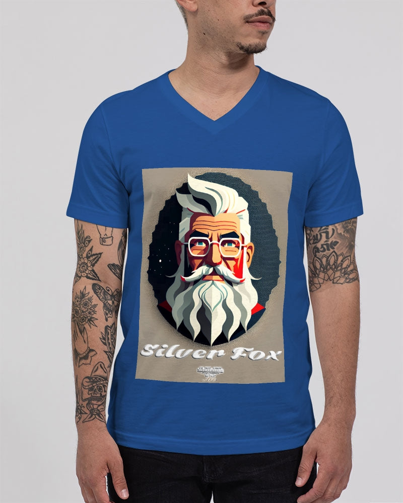 Silverfox gentlemen Unisex Jersey V-Neck Tee | Bella + Canvas