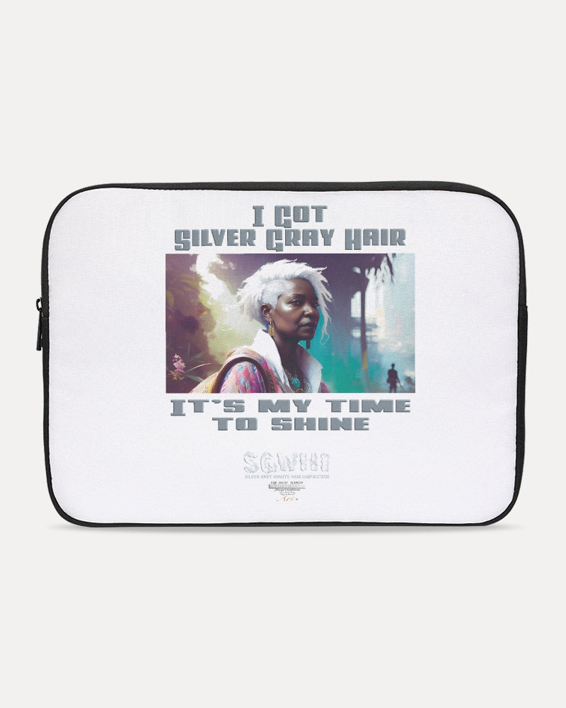 Black sister time to shine Laptop Sleeve